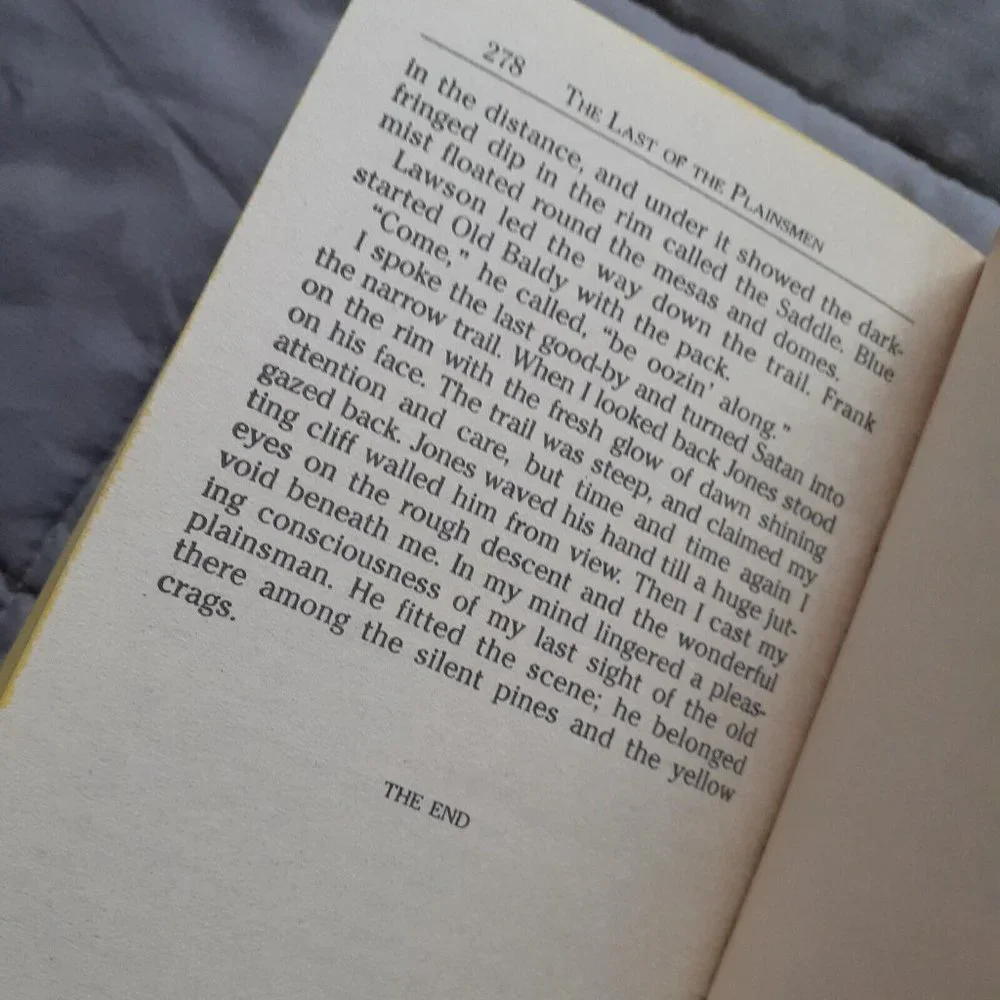 The Last Of The Plainsmen By Zane Grey Vintage 1994 Paperback Book - Picture 13 of 13